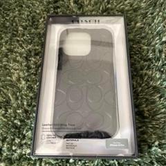 新品 COACH iPhone 14 Pro Coach Slim Wrap 黒