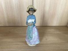 スペイン・リヤドロ　超美品　帽子を持った少女 LLADRO リヤドロ 乗せてあげる 少女 子犬 01005460 ギフト