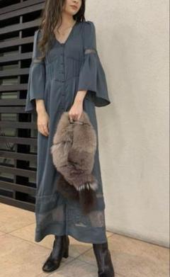 NINE　オパール　ワンピース　ガウン NINEオパールワンピースガウン