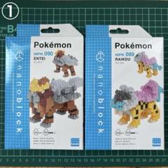 ポケモン ナノブロック エンテイ ライコウ セット