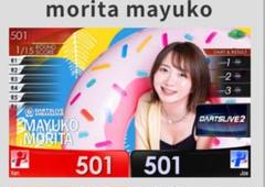 森田真結子 まよんぬ アクリルスタンドコースター ブラックホール くじ まよんぬ2025 アクリルスタンドコースター 森田真結子 ブラック