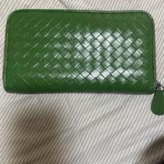 ✨極美品　RFID搭載✨ボッテガ　長財布　ラウンドファスナー　カセット　グリーン ✨極美品RFID搭載✨ボッテガ長財布ラウンドファスナーカセット