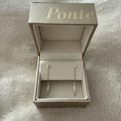 Ponte Vecchio プラチナ ダイアモンド ピアスのサムネイル