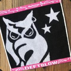 DEFTBLOW こだわりのジャガードハンドタオル フクロウ