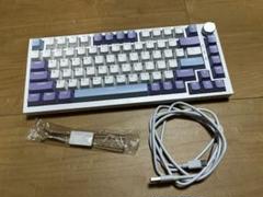 A.JAZZ AK820 有線メカニカルキーボード（青白紫）
