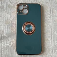 iPhone 13 6.1インチ　ソフトケース シンプル リングホルダー