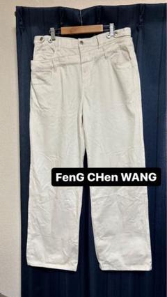 23AW FenG CHen WANG ホワイトワイドデニムのサムネイル