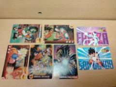 ドラゴンボール 森永 ウエハース カード5枚 と スクラッチ カード2枚 セット