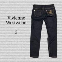 【Vivienne Westwood】Ray ロゴ 文字 デニム ジーンズ ブルー Vivienne Westwood ストレートジーンズ | ブルー | FARFETCH JP