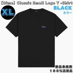 新品未使用】DIME スモールロゴ Tシャツ 黒 M ロゴブルー（楽天