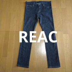 新品未使用　半額！REAC レアック　ウエストゴムデニムパンツ　M 2025年最新】レアック デニム・ジーンズの人気アイテム - メルカリ