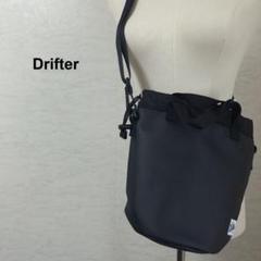 新品 ドリフター 2way 巾着 ショルダーバッグ トートバッグ ブラック