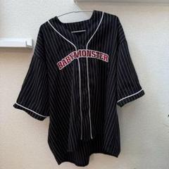 BABYMONSTER ストライプ ベースボールシャツ 半袖 楽天市場】00s □ MLB オフィシャル STARTER シカゴ ホワイト