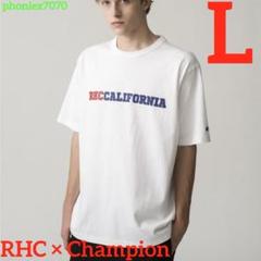 RHC × Champion カリフォルニア USA Tee【L】Tシャツ 赤