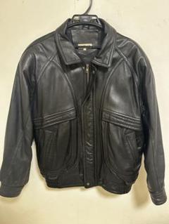 90s レザージャケット　短丈　牛革 90s WILSONS LEATHER レザー ジャケット 黒 L シンサレート着脱