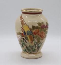 薩摩焼 玉栄山 花瓶 花器 木箱あり
