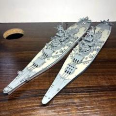 【美品】 1/700 アメリカ海軍 戦艦アラバマ・サウスダコタ 2隻セット 船・ボート