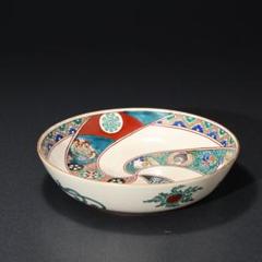 錦手金彩色絵　花唐草　龍　鳳凰　なます皿　5客　伊万里　時代皿 伊万里 色絵 桐に鳳凰 輪花型膾皿 - 生活骨董と古布の