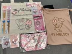 マイメロディー　サンリオ　トートバッグ　アップリケ　ポーチ　巾着　値下バラ売不可