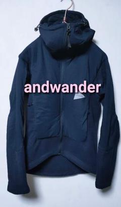 未使用品 and wander ナイロンベスト ジャケット M / 青 未使用品 and wander ナイロンベスト ジャケット M / 青 - メルカリ
