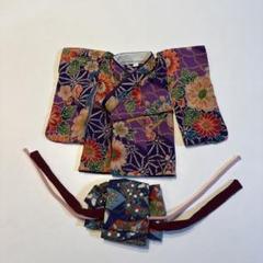 テディベア用　古典柄　振袖　着物　30cm位のベア用
