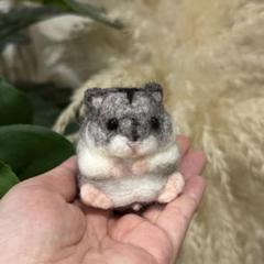 まんまるジャンガリアンちゃん　ハムスター　うちの子　羊毛フェルト　ハムちゃん