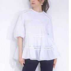 近年モデル✨ほぼ未使用✨ボーダーズアットバルコニー BALLERINA TOP BORDERS at BALCONY(ボーダーズアットバルコニー) BALLERINA TOP