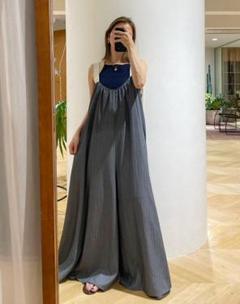 SeaRoomlynn Cotton LongストラップBack Uサロペット searoomlynn Cotton LongストラップBack Uサロペット サロペット
