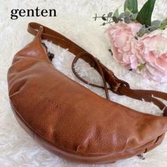 gentlen ボディバッグ ウエストポーチ ブラウン