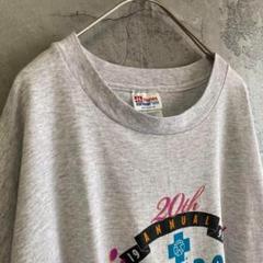 90’s USA製 ヘインズ 古着 企業系 プリント Tシャツ 半袖 XLサイズ