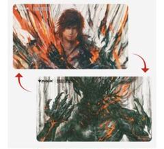 白2枚セット クライヴ ジョシュア ジル ランチョンマット パセラ FF16 FF16 コラボカフェ ランチョンマット クライヴ&ジル、イフリート
