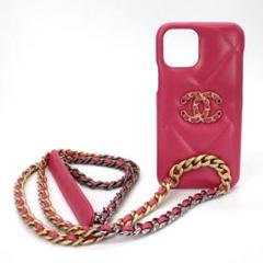 シャネル　CHANEL マトラッセ スマホカバー iPhone11 美品 CHANEL シャネル マトラッセ iPhone11 スマホケース