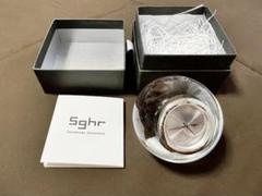 Sghr スガハラ クリアガラス 球形 置き時計 おしゃれ インテリア