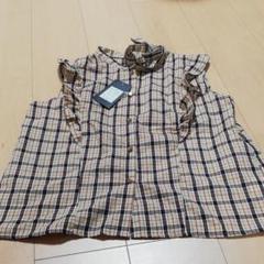 チェックブラウス 新品