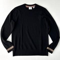 現行タグ＊バーバリー BURBERRY ニット 薄手 ブラック 春