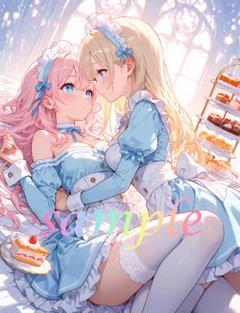 c046 美少女 かわいい イラスト 下着 コスプレ セクシー A4ポスター