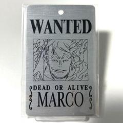ONE PIECE メタル手配書 マルコ 渦巻く時代編 メタルプレート