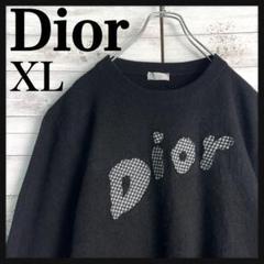 【希少XLサイズ】ディオール☆刺繍CDロゴ入りパーカー 定番ブラック 即完売 希少XLサイズ】ディオール☆刺繍CDロゴ入りパーカー 定番
