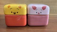 ディズニー　くまのプーさん＆ピグレット　 陶器　小物入れ