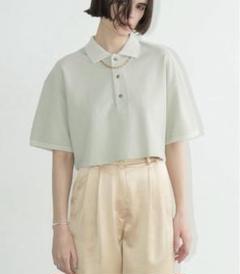 CLANE CROPPED POLO TOPS サイズ1 グリーン 新品未使 CLANE CROPPED POLO TOPS サイズ1 グリーン 新品未使 - メルカリ