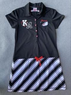 美品✨kissmarkゴルフウェアーワンピース半袖