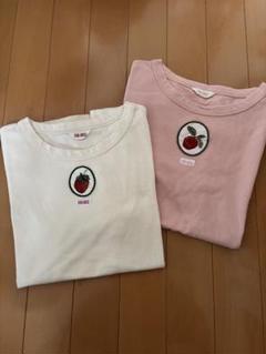 ピンクハウス　長袖カットソー　Tシャツ　Lサイズ　いちご模様 ロゴプリントカットソー （カットソー）｜PINK HOUSE / ピンク