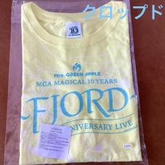 ミセス　フィヨルド　FJORD Tシャツ　クロップド　ライトイエロー　黄色