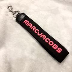 【美品】 MARC JACOBS マークジェイコブス ウェビング バッグチャーム