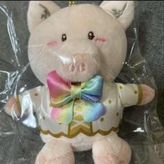 新品いちご新聞50thむにゅぐるみマスコット50周年ぬいぐるみザシキブタ