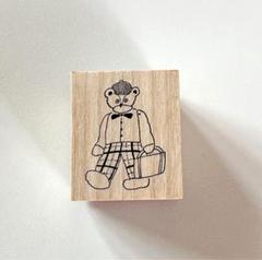 トビマツショウイチロウさん はんこ クマの男の子柄