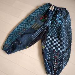 ハンドメイド♪着物リメイク　絣　もんぺ② 605f06b1dcaae3374397750ed940dc