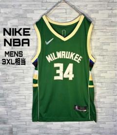 【USA古着】ナイキ　バスケットタンクトップ3XL ミルウォーキー　ユニフォーム USA古着】ナイキ バスケットタンクトップ3XL ミルウォーキー