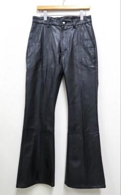 juha ユハ SYNTHETIC LEATHER FLARE PANTSのサムネイル