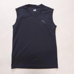 Puma ブラック ノースリーブシャツ 150